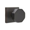 Emtek Octagon Knob with Square Rosette