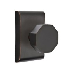 Emtek Octagon Knob with Neos Rosette