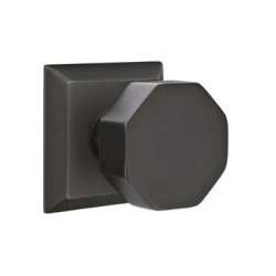 Emtek Octagon Knob with Quincy Rosette