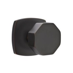 Emtek Octagon Knob with Urban Modern Rosette