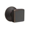 Emtek Square Knob with Modern Rosette