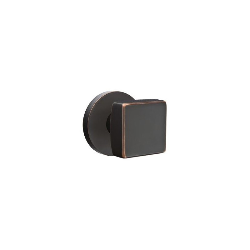 Emtek Square Knob with Disk Rosette