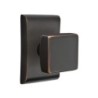 Emtek Square Knob with Neos Rosette