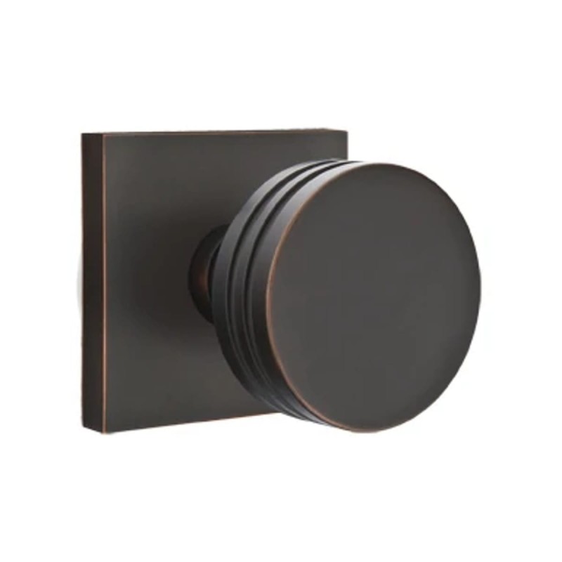Emtek Bern Knob with Square Rosette