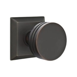 Emtek Bern Knob with Quincy Rosette