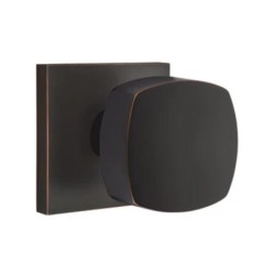 Emtek Freestone Knob with Square Rosette