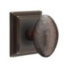Emtek Hammered Egg Knob with Wilshire Rosette