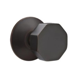 Emtek Octagon Knob with Modern Rosette