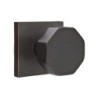 Emtek Octagon Knob with Square Rosette