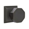 Emtek Octagon Knob with Quincy Rosette