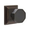 Emtek Octagon Knob with Wilshire Rosette