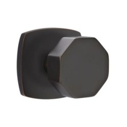 Emtek Octagon Knob with Urban Modern Rosette