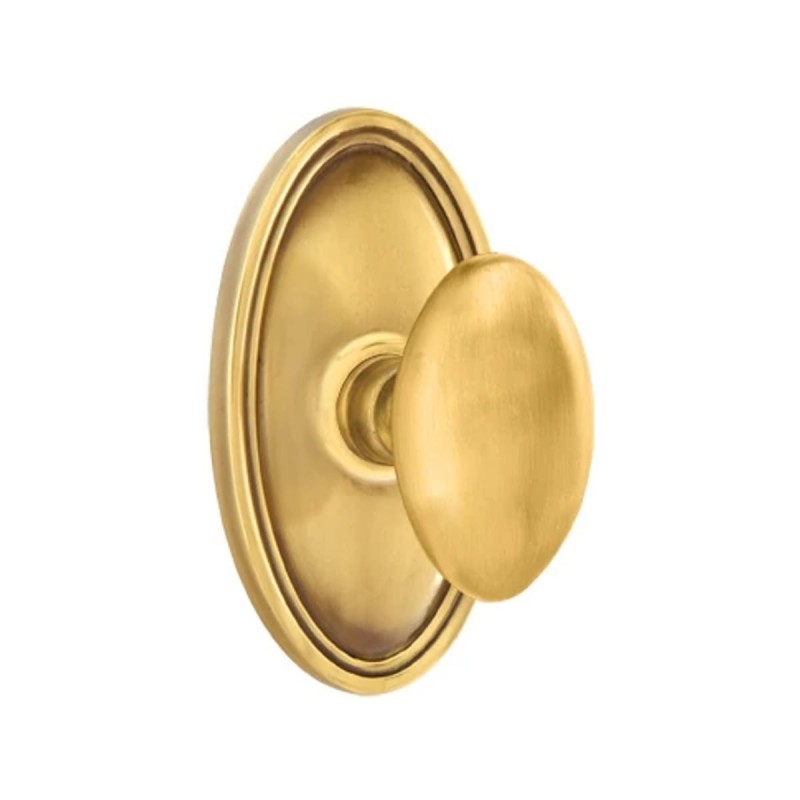Emtek Egg Knob with Oval Rosette