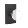 Emtek Bristol Knob with Modern Rectangular Rosette