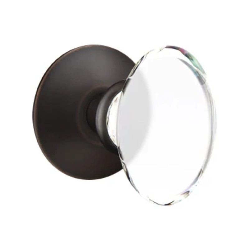 Emtek Hampton Knob with Modern Rosette