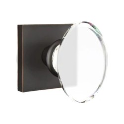 Emtek Hampton Knob with Square Rosette