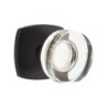 Emtek Modern Disc Glass Knob with Urban Modern Rosette