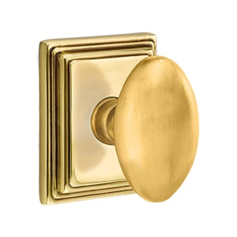 Emtek Egg Knob with Watford Rosette