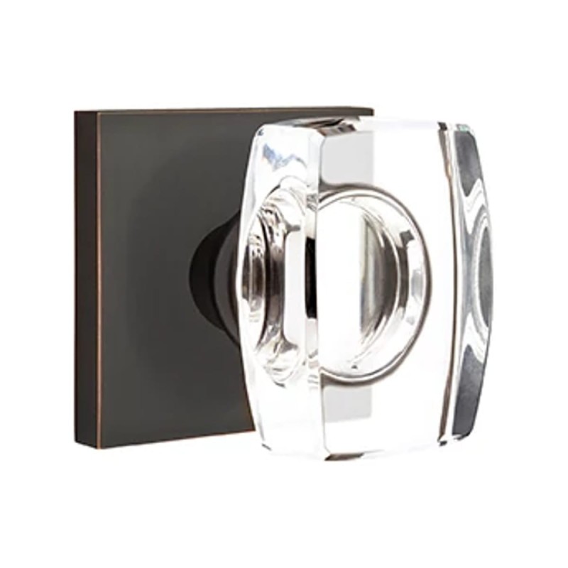 Emtek Windsor Knob with Square Rosette