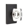 Emtek Windsor Knob with Modern Rectangular Rosette