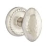 Emtek Hammered Egg Knob with Rope Rosette