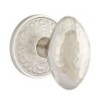 Emtek Hammered Egg Knob with Lancaster Rosette