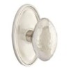 Emtek Hammered Egg Knob with Oval Rosette