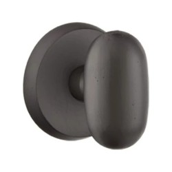 Emtek Egg Bronze Knob with Style 2 Rosette