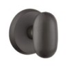 Emtek Egg Bronze Knob with Style 2 Rosette