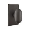 Emtek Egg Bronze Knob with Style 3 Rosette