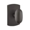 Emtek Egg Bronze Knob with Style 4 Rosette