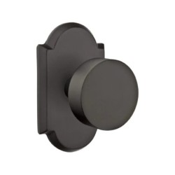 Emtek Round Bronze Knob with Style 1 Rosette