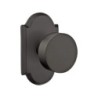 Emtek Round Bronze Knob with Style 1 Rosette