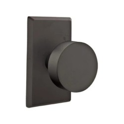 Emtek Round Bronze Knob with Style 3 Rosette