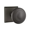 Emtek Butte Knob with Style 6 Rosette