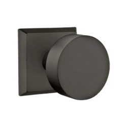 Emtek Round Bronze Knob with Style 6 Rosette