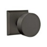 Emtek Round Bronze Knob with Style 6 Rosette
