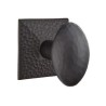 Emtek Hammered Egg Knob with Hammered Rosette