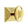 Emtek Hammered Egg Knob with Hammered Rosette