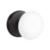 Emtek Ice White Knob with Watford Rosette
