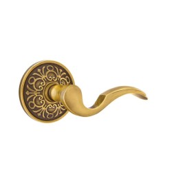 Emtek Cortina Lever with Lancaster Rosette