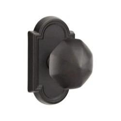 Emtek Bronze Octagon Knob with Style 11 Rosette