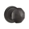 Emtek Bronze Octagon Knob with Style 12 Rosette