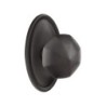 Emtek Bronze Octagon Knob with Style 14 Rosette