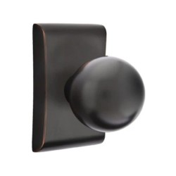 Emtek Orb Knob with Neos Rosette