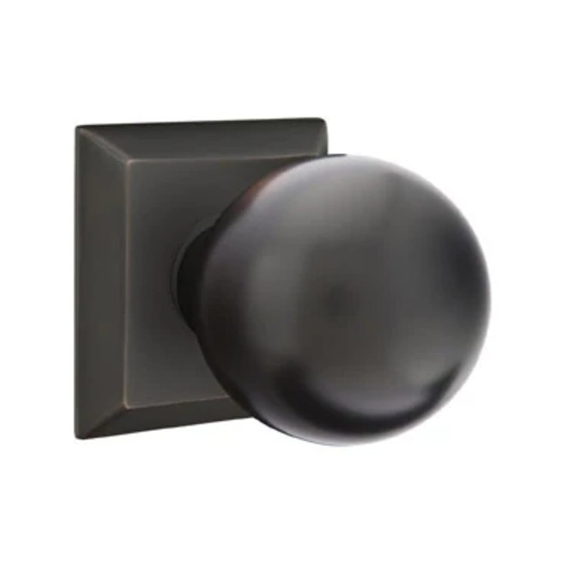 Emtek Orb Knob with Quincy Rosette