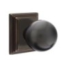 Emtek Orb Knob with Wilshire Rosette