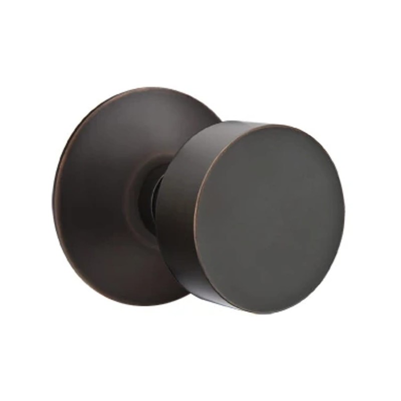 Emtek Round Knob with Modern Rosette