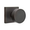Emtek Round Knob with Square Rosette