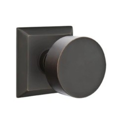 Emtek Round Knob with Quincy Rosette